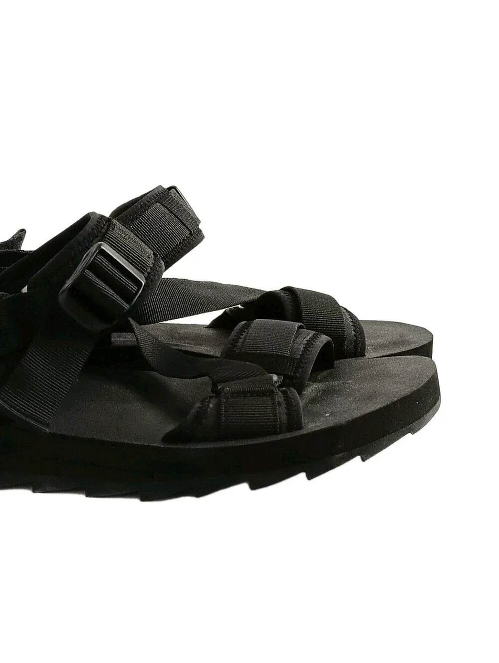 NEW Men's Merrell Alpine Strap Sandals Size 13 All Black NWOB
